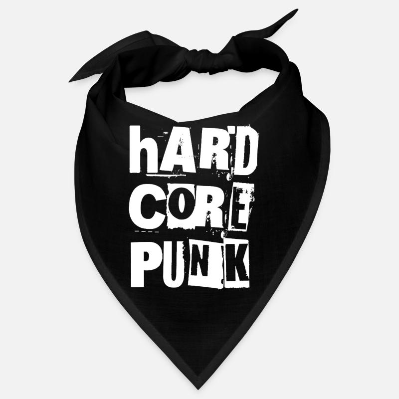 Hardcore Punk Distressed Typografie Bandana