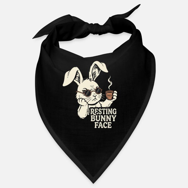 Grumpy Bunny Kaffee - Morgen Hase Bandana