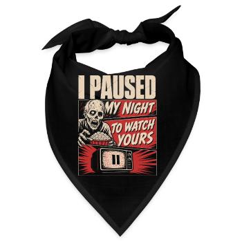 Horror Personality Trait Design - Bandana - Schwarz - Vorne