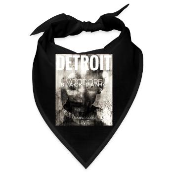 Detroit Noir - Bandana - Schwarz - Vorne