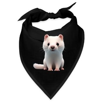 Frettchen - Bandana - Schwarz - Vorne