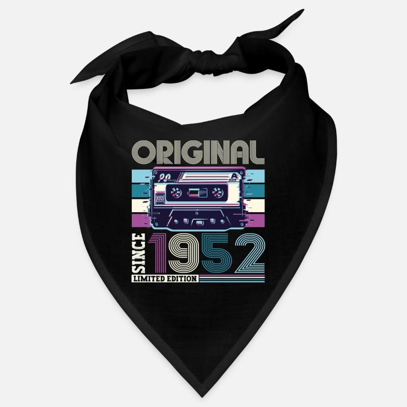 Original 1952 70th Birthday Gift Men Bandana