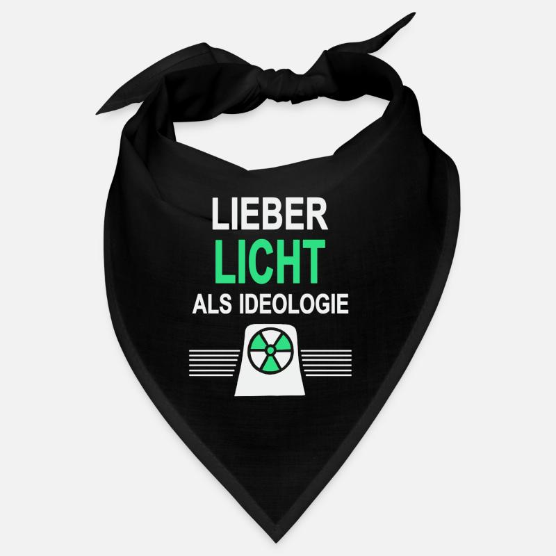 Lieber Licht als Ideologie - Ja zu Atomkraft Bandana