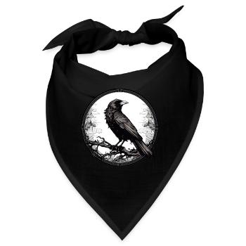 Rabe - Bandana - Schwarz - Vorne