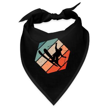 Herren Freestyle Ski Ski Jumping Slopestyle - Bandana - Schwarz - Vorne