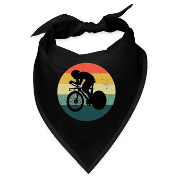 Roadbike Rennradfahrer Herren Rennradfahren - Bandana - Schwarz - Vorne