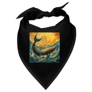 Wal Fisch Van Gogh - Bandana - Schwarz - Vorne