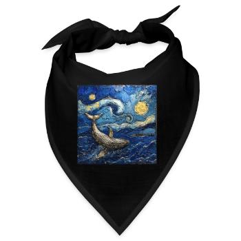 Wal Fisch Van Gogh - Bandana - Schwarz - Vorne