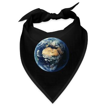 Erde - Bandana - Schwarz - Vorne