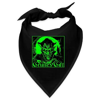 Dracula, grünes Gift - Bandana - Schwarz - Vorne