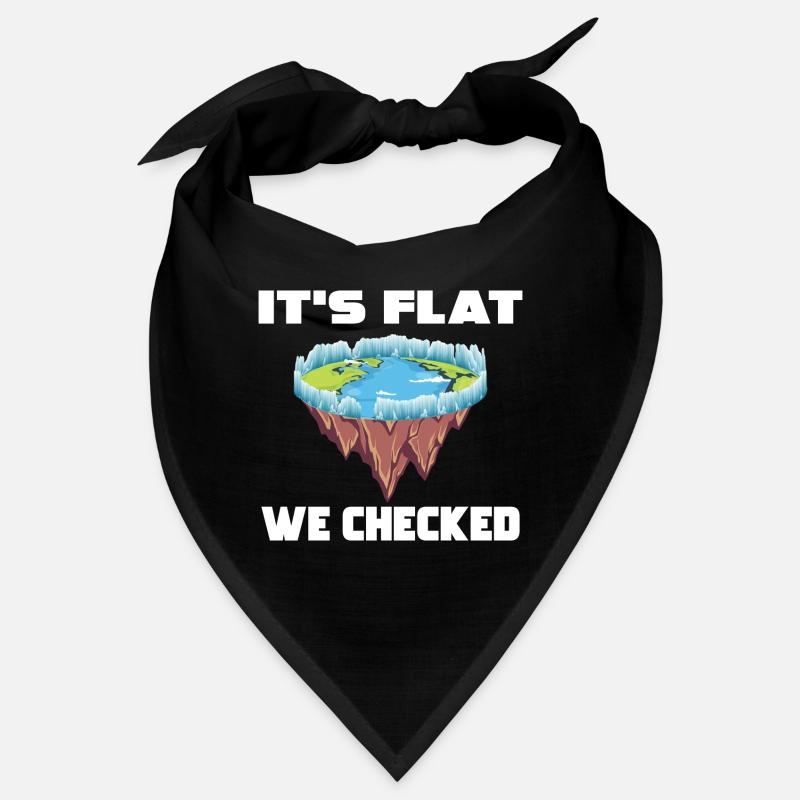 Flat Earth für Flat Earther Bandana