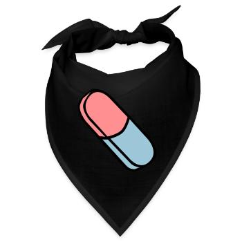 Radierer Radiergummi Eraser gomme - Bandana - Schwarz - Vorne
