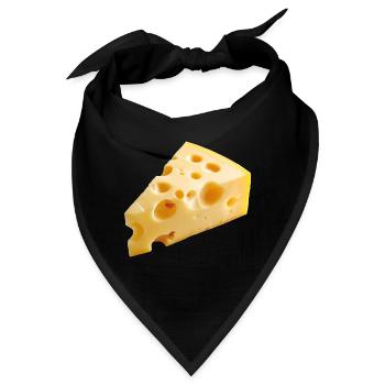 Käse - Bandana - Schwarz - Vorne