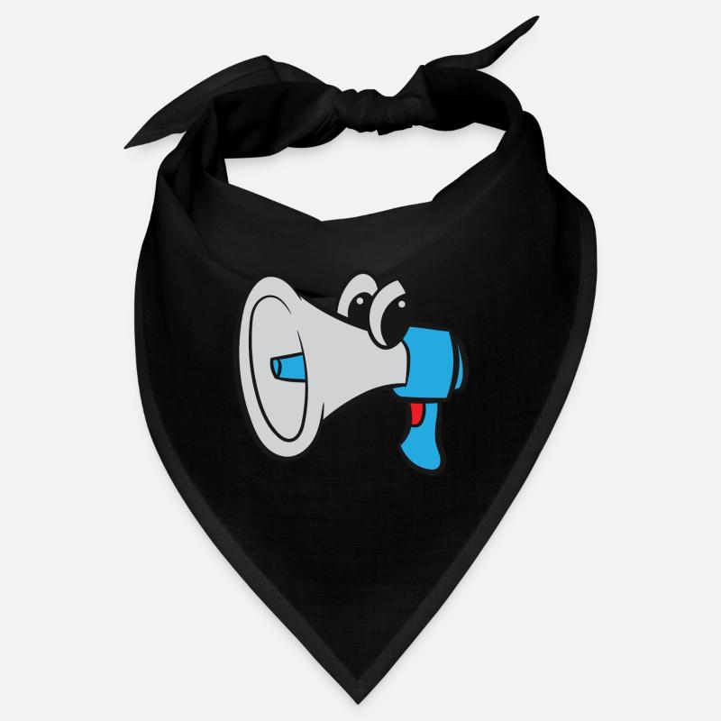 Megaphone / Megaphone - Blue with eyes Bandana