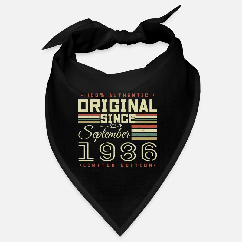 September 1986 September 39th Anniversary Limited Edition Bandana