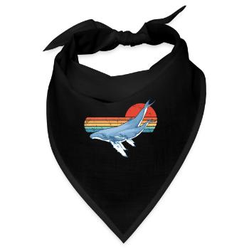 Buckelwale - Bandana - Schwarz - Vorne