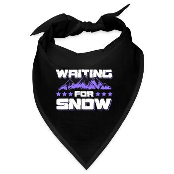 Schnee snow ski - Bandana - Schwarz - Vorne
