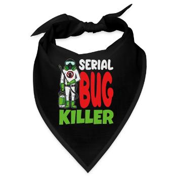 Lustige Exterminator Serial Bug Killer - Bandana - Schwarz - Vorne