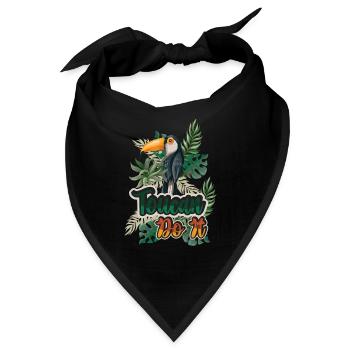 Toucan Do It - Bandana - Schwarz - Vorne
