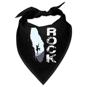 Rock Climbing - Bandana - Schwarz - Vorne