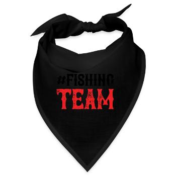 Fishing Team - Bandana - Schwarz - Vorne