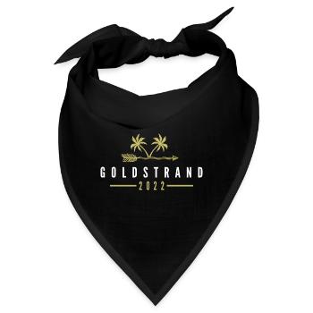 Goldstrand 2022 - Bandana - Schwarz - Vorne