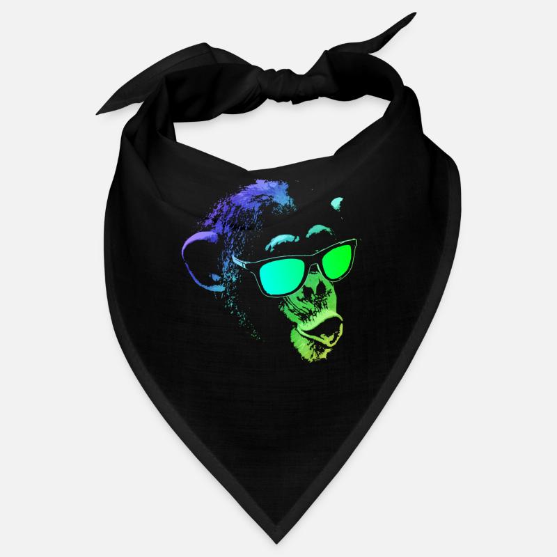 Kühler Affe Bandana