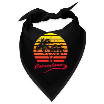 Copacabana - Bandana - Schwarz - Vorne