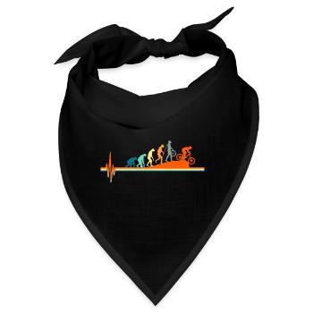 MTB Fully Mountainbike Downhill Evolution - Bandana - Schwarz - Vorne