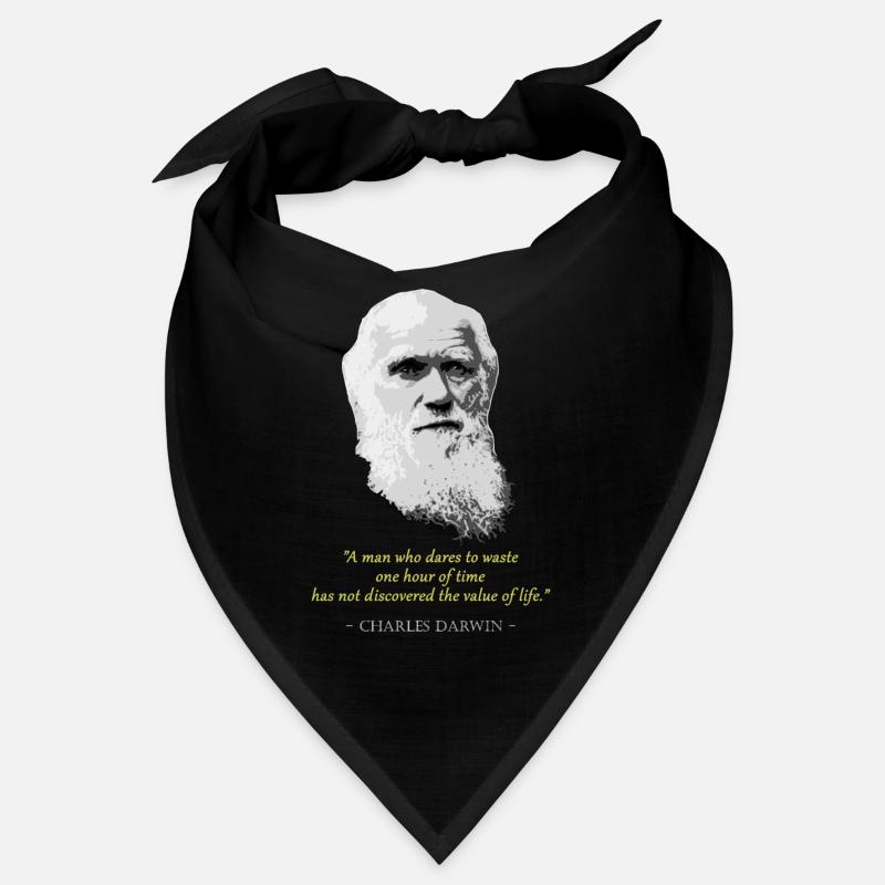 Charles DarwinZitat - Bandana - Schwarz