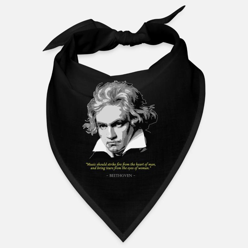 BeethovenZitat - Bandana - Schwarz