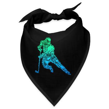 Eishockey Eishockeyspieler Jungen Kinder - Bandana - Schwarz - Vorne