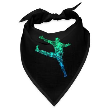 Handball Torwart Handballer Kinder Jungen - Bandana - Schwarz - Vorne