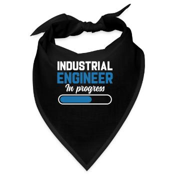 Industrial Engineer In Progress - Bandana - Schwarz - Vorne