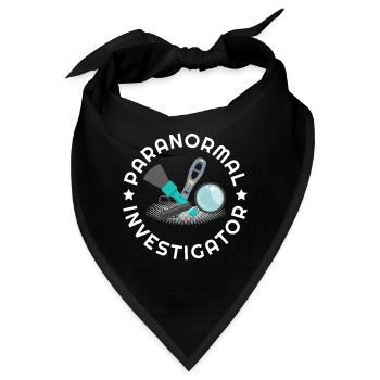 Geisterjäger und paranormaler Ermittler - Bandana - Schwarz - Vorne