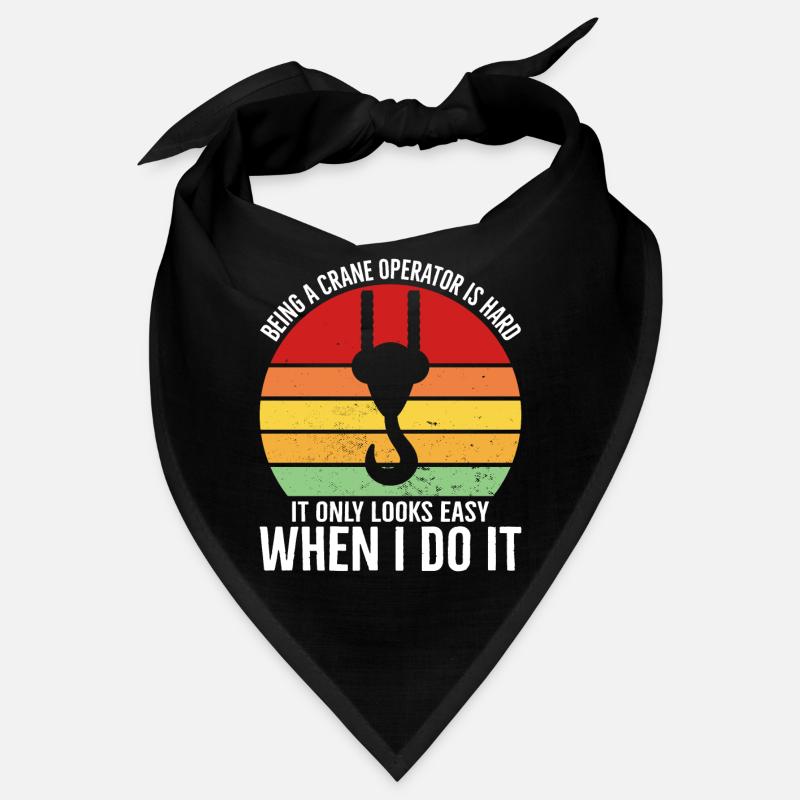Kranführer Kran Kranführer Spruch Bandana
