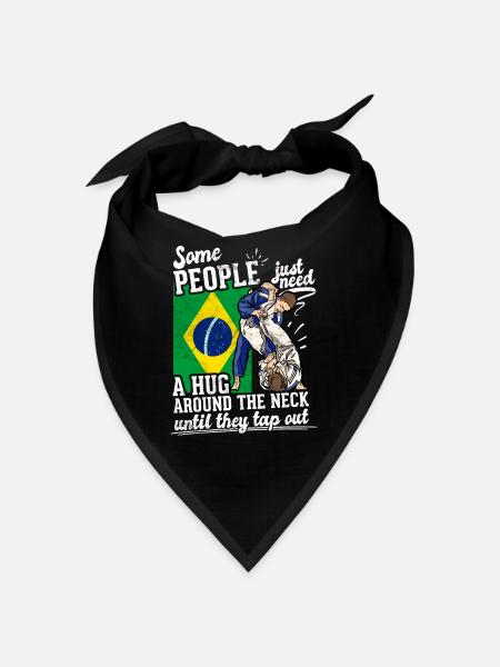 Martial Arts BJJ Brazilian Jiu Jitsu - Bandana - Schwarz - Vorne
