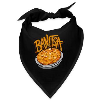 Banitsa Traditional Pastry Dish Banitsa - Bandana - Schwarz - Vorne