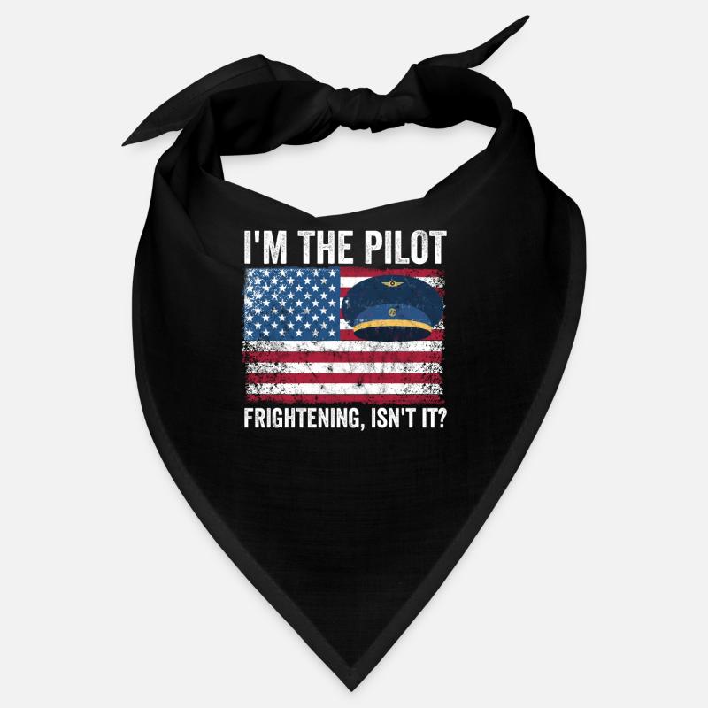 Pilot Captain Saying Airplane Fly Bandana