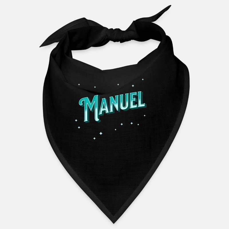 Manuel name personalized Bandana