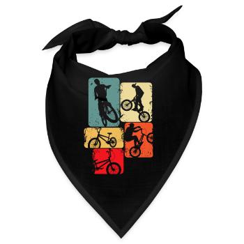 BMX Bike Stunt Jungen Kinder - Bandana - Schwarz - Vorne