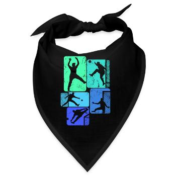 Handball Torwart Handballer Jungen Kinder - Bandana - Schwarz - Vorne