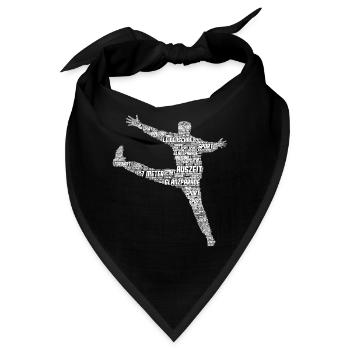Handball Torwart Torhüter Handballer Kinder - Bandana - Schwarz - Vorne