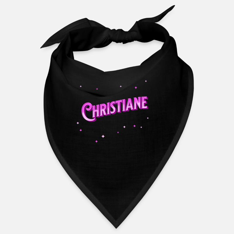 Christiane Name personalized Bandana