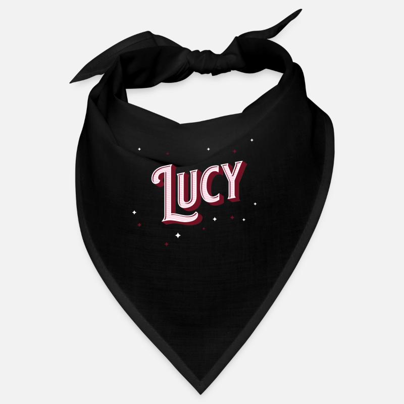 Lucy name personalised Bandana