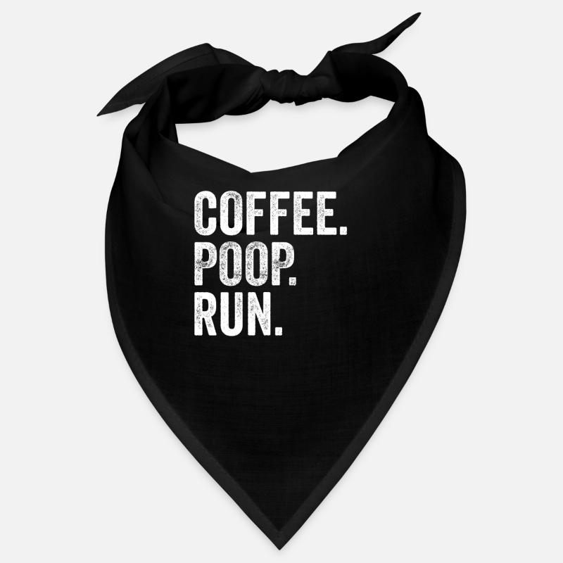Coffee Poop Run - Läufer Lauftraining Bandana