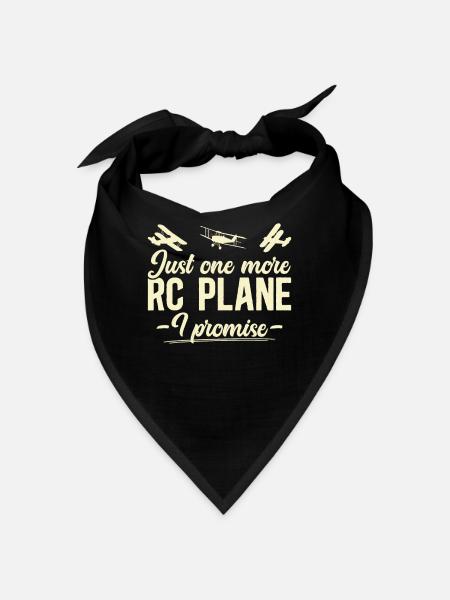 RC Airplane Model Making Model Airplane - Bandana - black - Front