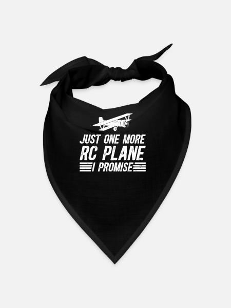 RC Airplane Model Making Model Airplane - Bandana - black - Front