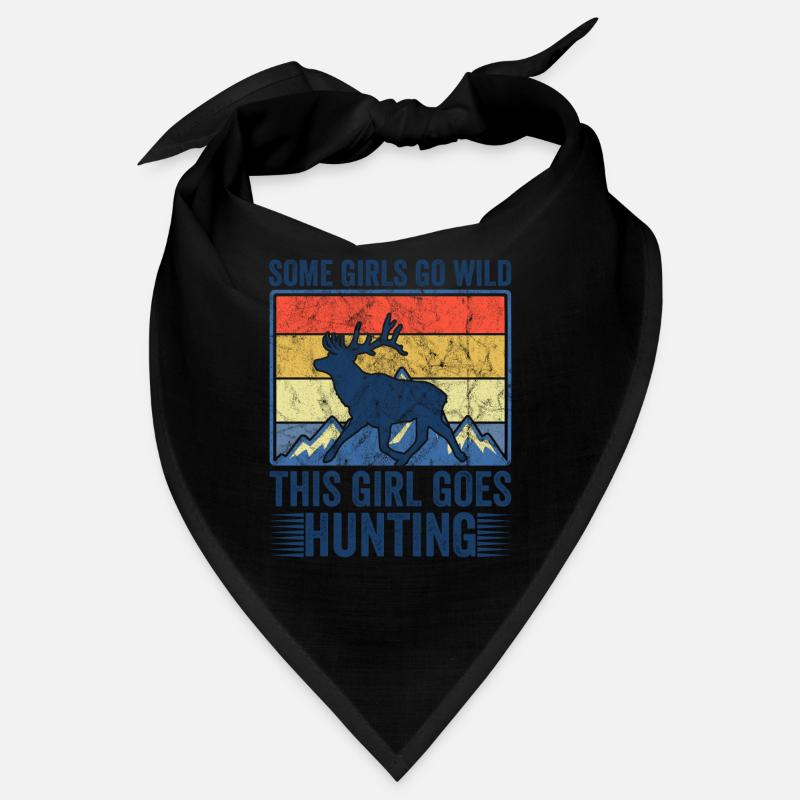 Hirschjagd Jägerin Spruch Jagd Bandana