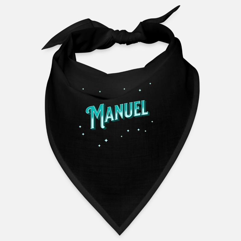 Manuel name personalized Bandana